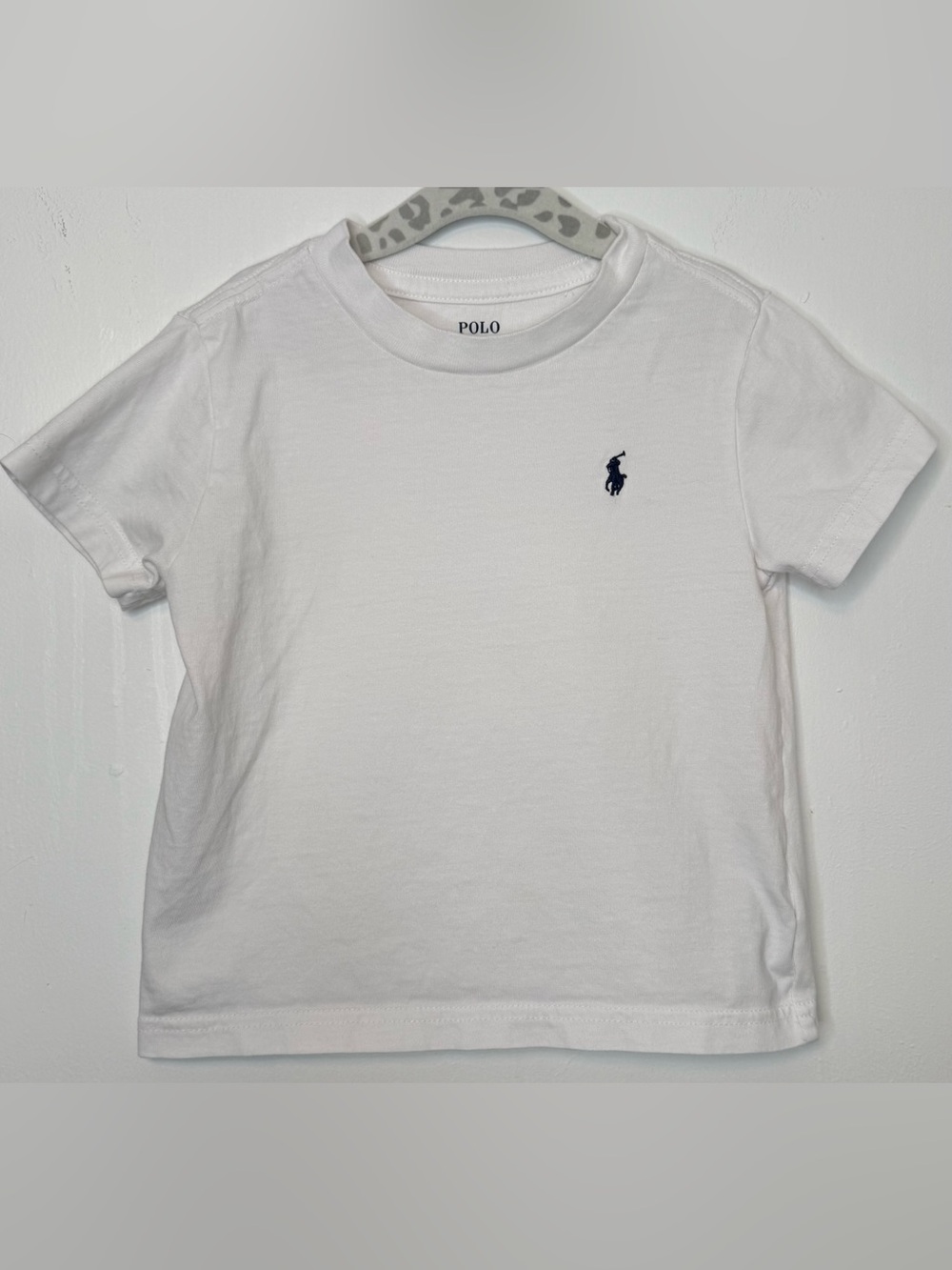Polo Ralph Lauren Toddler Boys White Logo Tee 2T